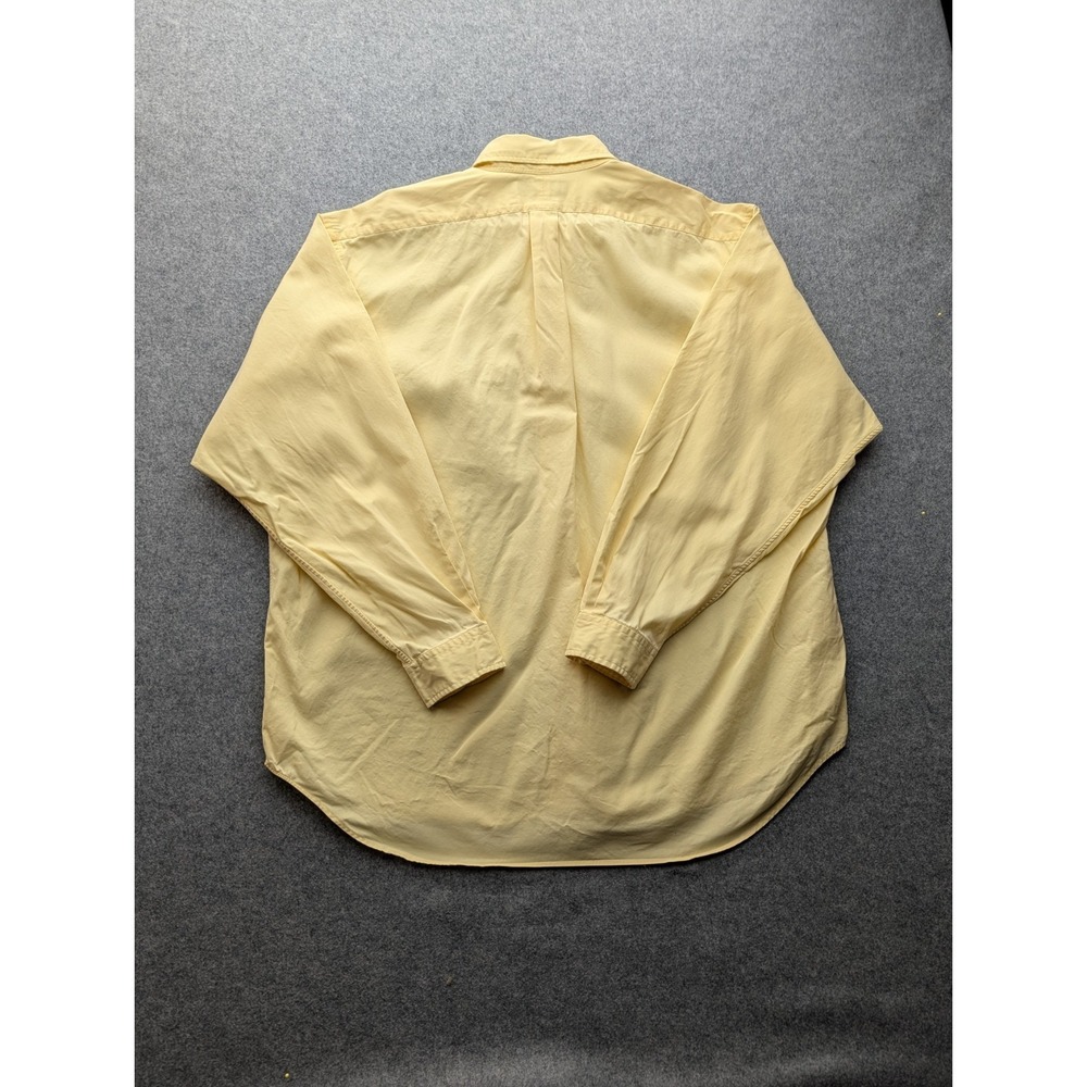 Ralph Lauren Blake Men's Shirt XXL Yellow Button-up Long Sleeve - Picture 8 of 9